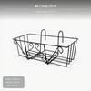 Rectangular Iron Railing Hanging Flower Rack, Balcony Planter, Outdoor