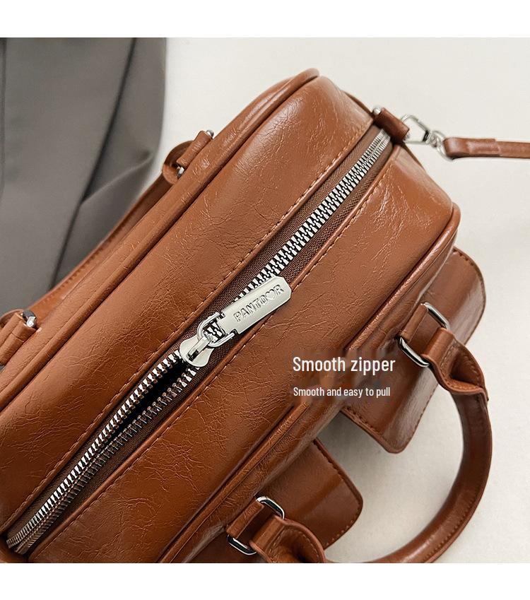 Korean Retro High-End Trendy Baseball Shoulder Bag for Women 2025