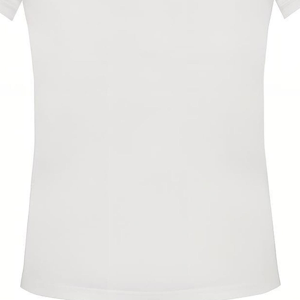 Balenciaga T Shirts Women's White Crew Neck Moderate 571213TEVB69044
