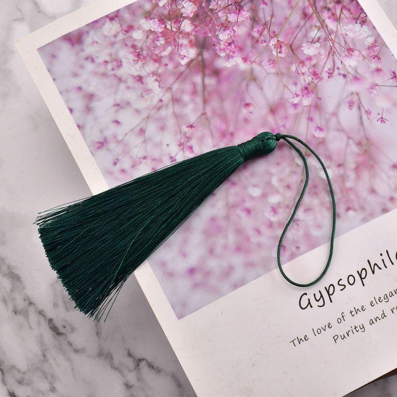10CM Ice Silk Tassel Tassels Ancient Style Sachet Fan Pendant Bookmark Pendant Ear Diy Handmade Material Fringe Trim