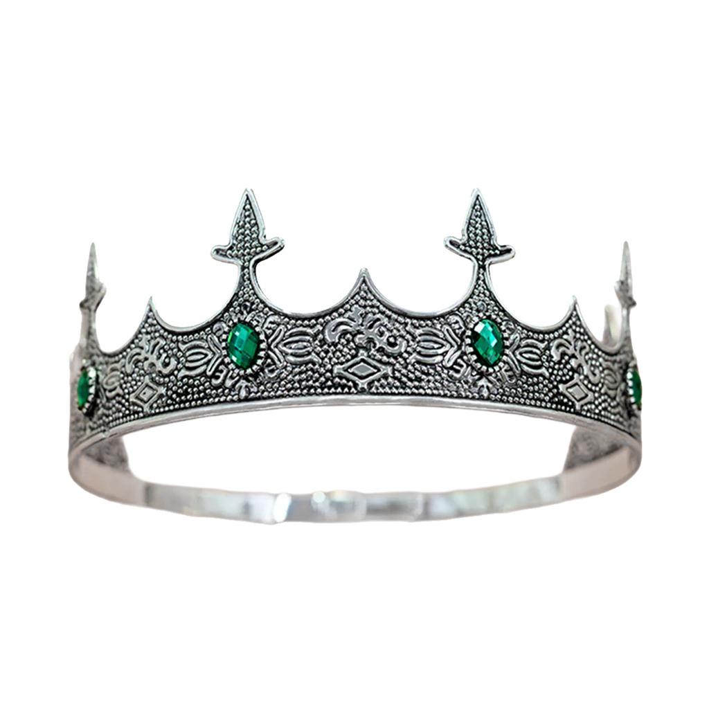 Elegantes Herren-Kopfschmuck-Diadem-Krone-Haarband für Cosplay und besondere Anlass-Themenveranstaltung-Verkleidung-Haarband