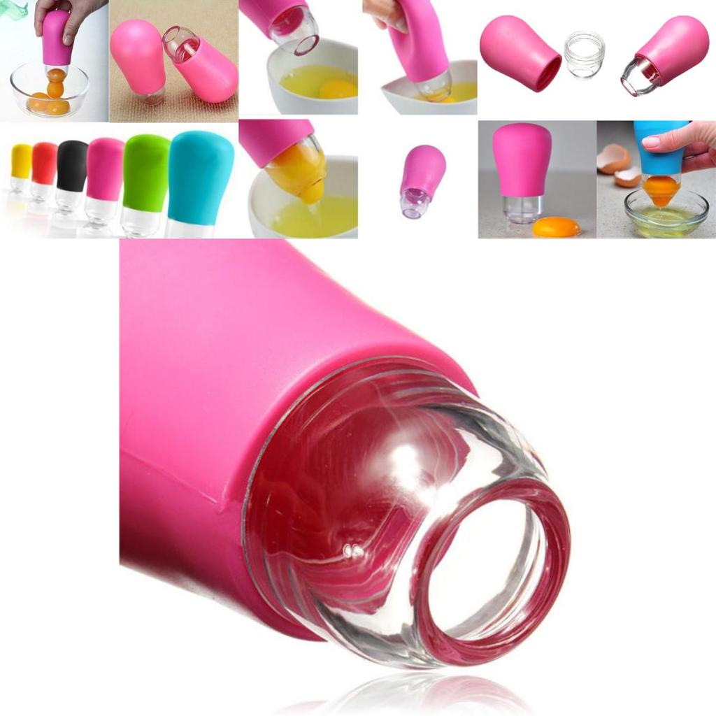 Silicone Egg Yolk And White Separator Tool For Baking And Breakfast Preparation