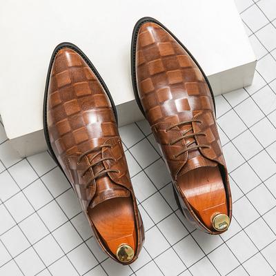 High Quality Brand Men's Leather Casual Shoes High-end Banquet Pointed Dress Shoes Formal Suit Office Men's Business Shoes