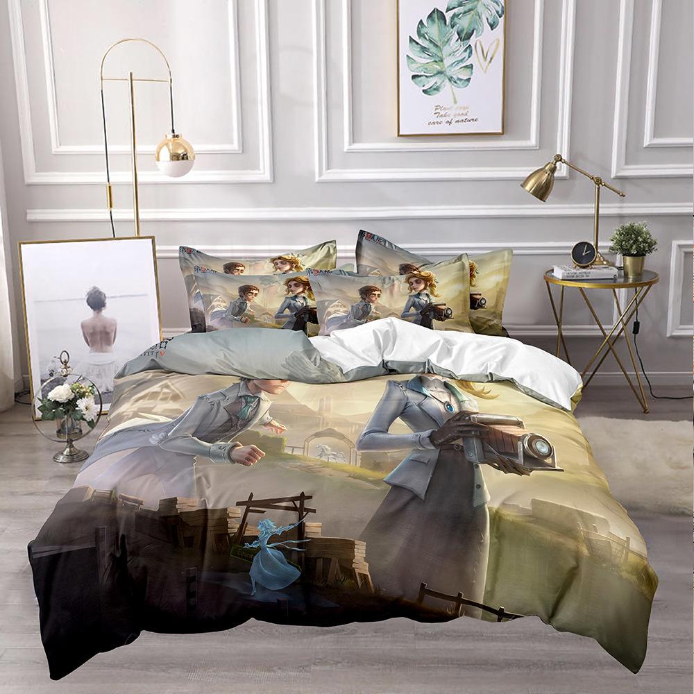 Fifth Personality Quilt Cover Bedding 3D Digital Printing Three-Piece Set