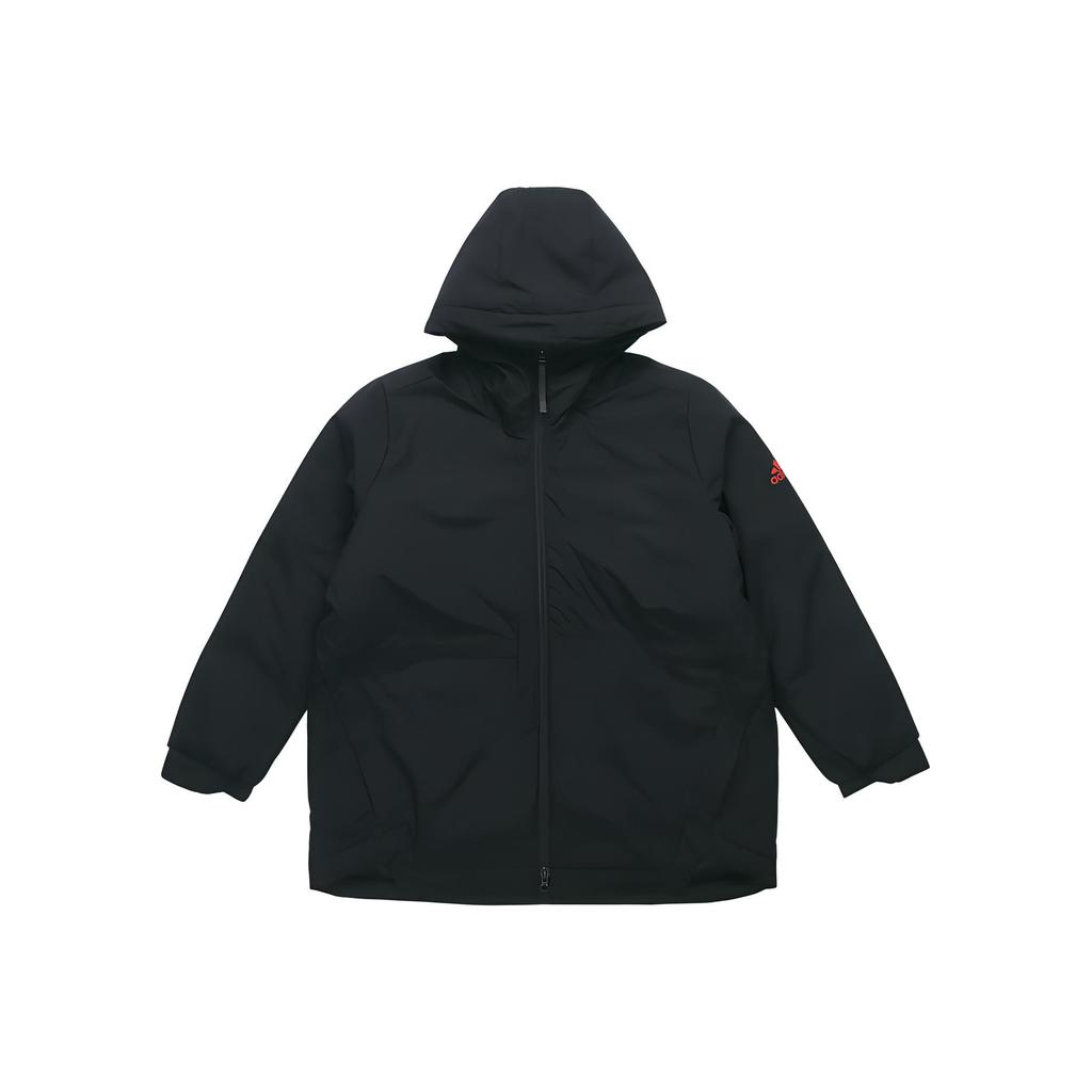 Adidas Cny W Urban Fc New Year Series Mid-Length Outdoor Sports Cotton Jacket Winter Men Jacket Black FT9412