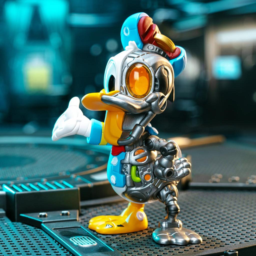 52TOYS BLINDBOX X MICKEY MOUSE [CYBORG SERIES] Trading Figure, Blind Box, Collectible Figure, Mickey Mouse, Pre-painted, Gachapon, Desktop