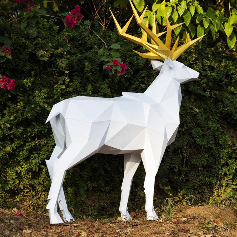 100/150cm Ziemassvētku brieža modelis Origami 3D