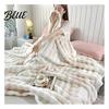 Plüsch-Überwurf 3D-Blasen-Decke Tie-Dye Kunst-Kaninchenfell-Textur Tragbar Büro-Nickerchen Fleece Weich Warm Gemütlich Dekorative Abdeckung für Couch Sofa Bett