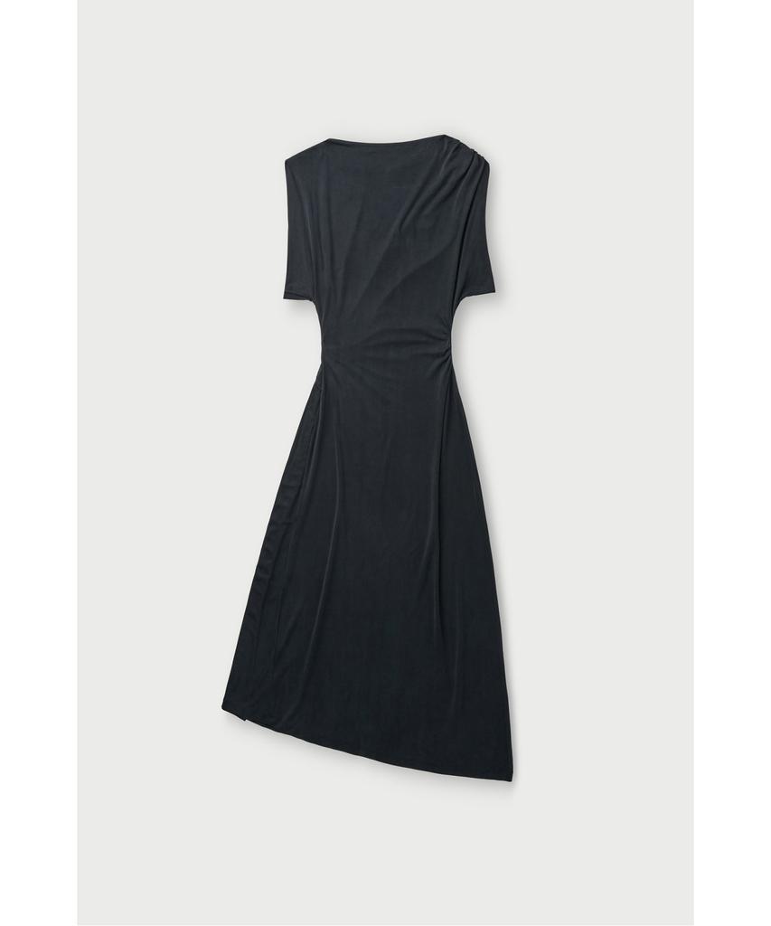 IROWOMEN Keallee Drape Soft Jersey Dress Iodam26110Bkx
