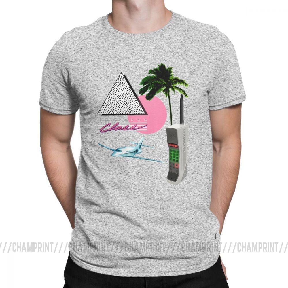 Business Class 84 Collection T Shirts Men Vhs Vaporwave Short Sleeve Funny Tee Shirt Crewneck Cotton