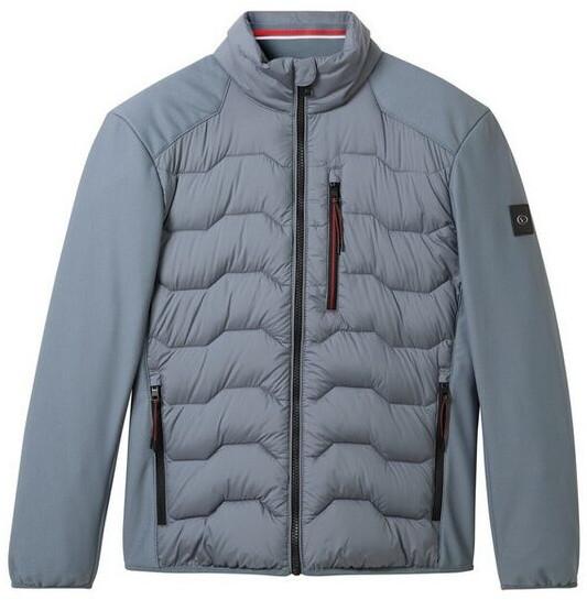 Mid-season Jacket Tom Tailor Hybrid Jacket with Stand-up Collar (1042487) Stormy Teal