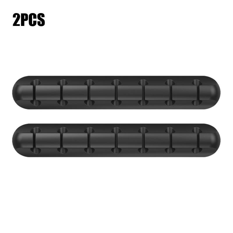 Cable Organizer Silicone Cable Clip Mobile Phone Data Cable Management Cable Winder Desktop Organizer Suitable for Home Office