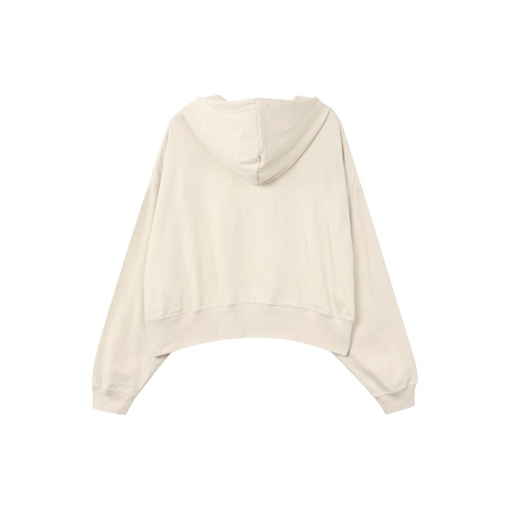 Nike Sportswear Solid Color Loose Knit Hoodie Women Hoodies Light-Red Wood-Brown DM6418-104