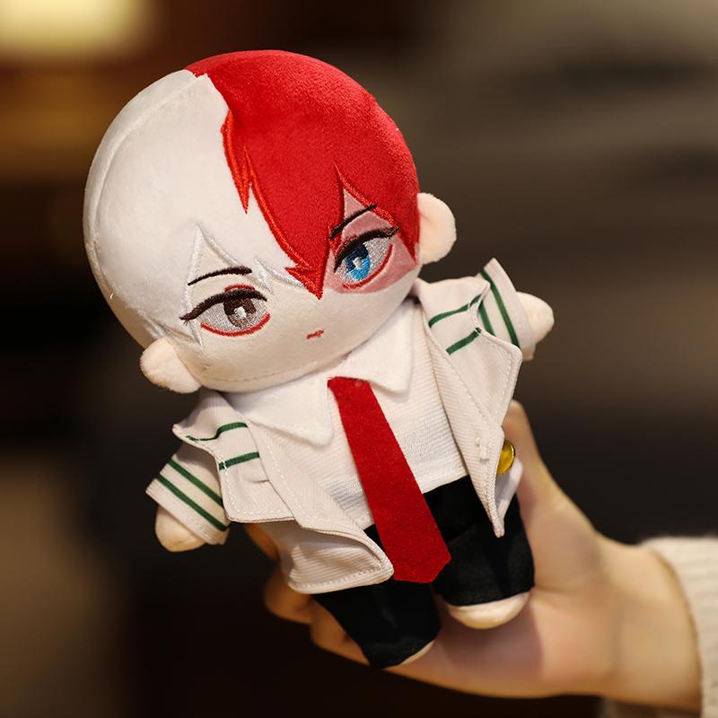 1pc 20cm New My Hero Academia Peluche Toys Stuffed Soft Anime Midoriya Izuku Bakugou Katsuki Todoroki Shoto Dolls Kids Gifts