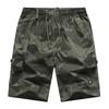 Herren Sommer Cargo-Shorts - Sportliche Camouflage Mittellange Freizeithosen