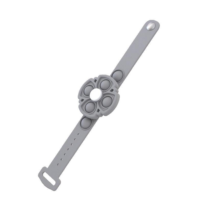 Fashion New Fingertip Spinner Bracelet Decompression Watch Push Pops Sensory Bubble Popper Fidget Toy