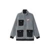 Jackets Men's Cool Gray Stand Collar Moderate (Unisex) Jackets DZ4713 065