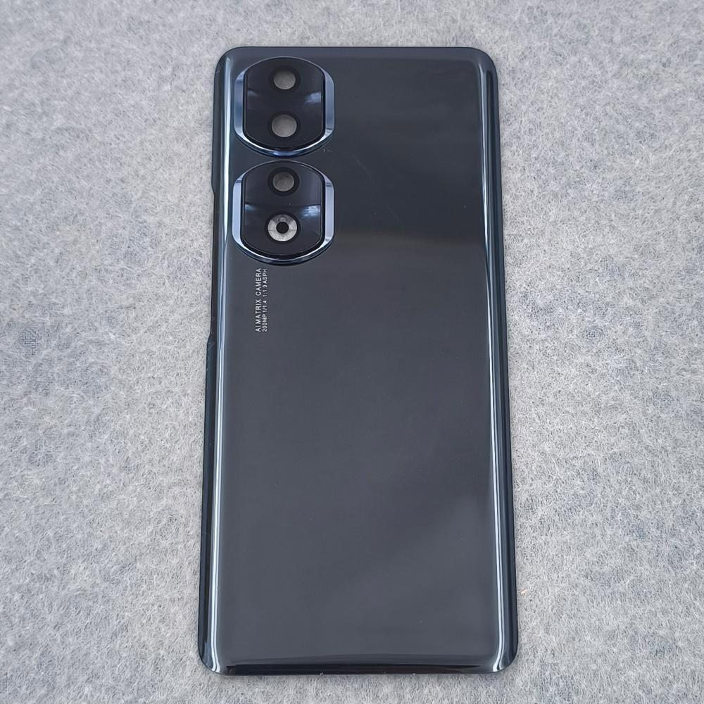 For Honor 90 Pro Battery Back Cover Rear Housing Shell Repair Parts Replacement With Lens Frame Covers and Stickiness Adhesive
