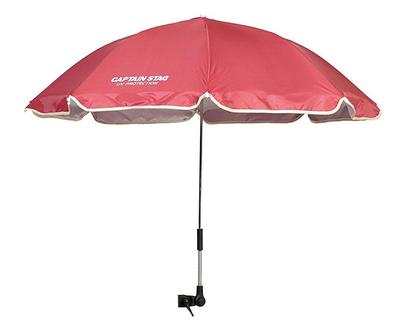 CAPTAIN STAG Camping Barbecue BBQ Chair Parasol Stella Detachable Red