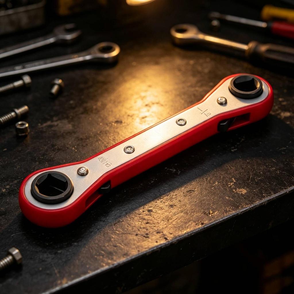 Refrigeration Wrench Heating and Cooling Ratchet with Square Drive Air Conditioning for AC