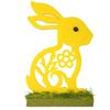 Easter Bunny Foam Figurine Standing Yellow