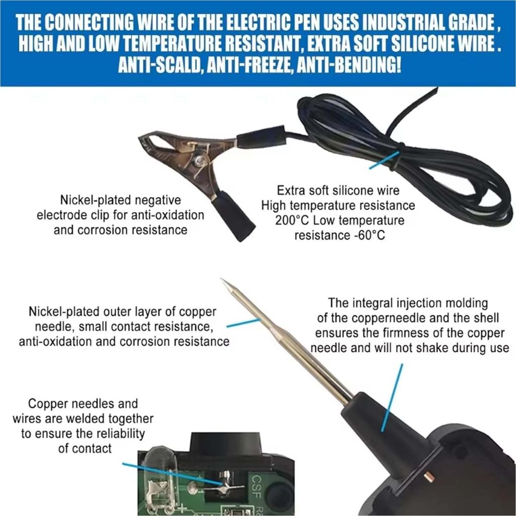 Digital LED Automotive Circuit Tester, 0-36V Car Electrical System Tool Short Detection, DL-2