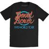 Men's David Bowie 1978 World Tour Slim Fit T-shirt Medium Black