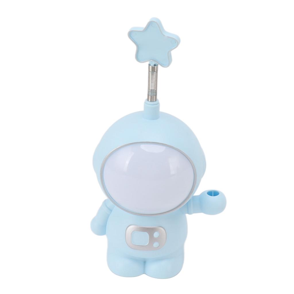 Astronaut Night Light 3W 5V LED Lamp USB Charging Pencil Sharpener Home Decoration Blue