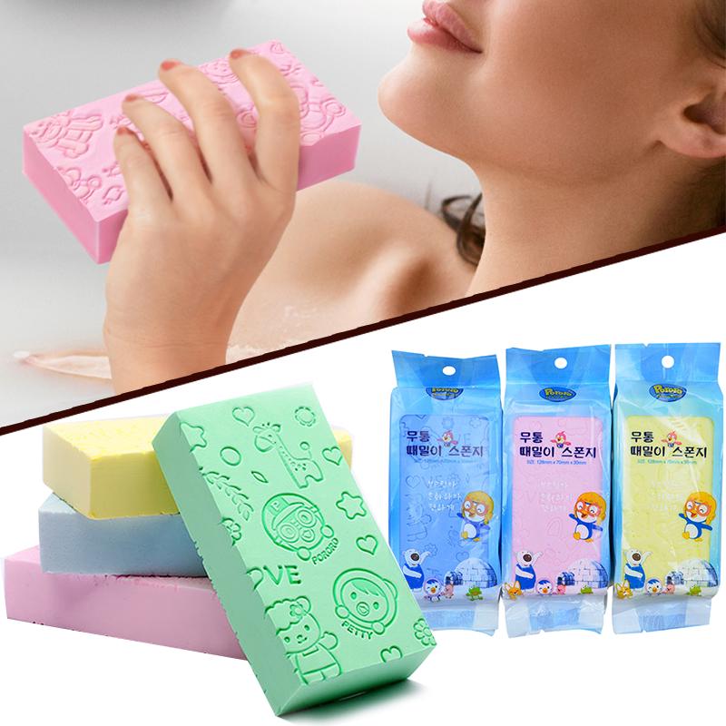 Bath Sponge Lace Printed Scrub Shower Baby Bath Scrubber Exfoliating Beauty Skin Care Sponge Face Cleaning Spa Bath Ball 1pc