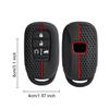 Textured Honeycomb Silicone Key Protector, Precise Cover Suitable For Honda Accord 10th CR-V XRV Avancier Civic Smart Key Fob