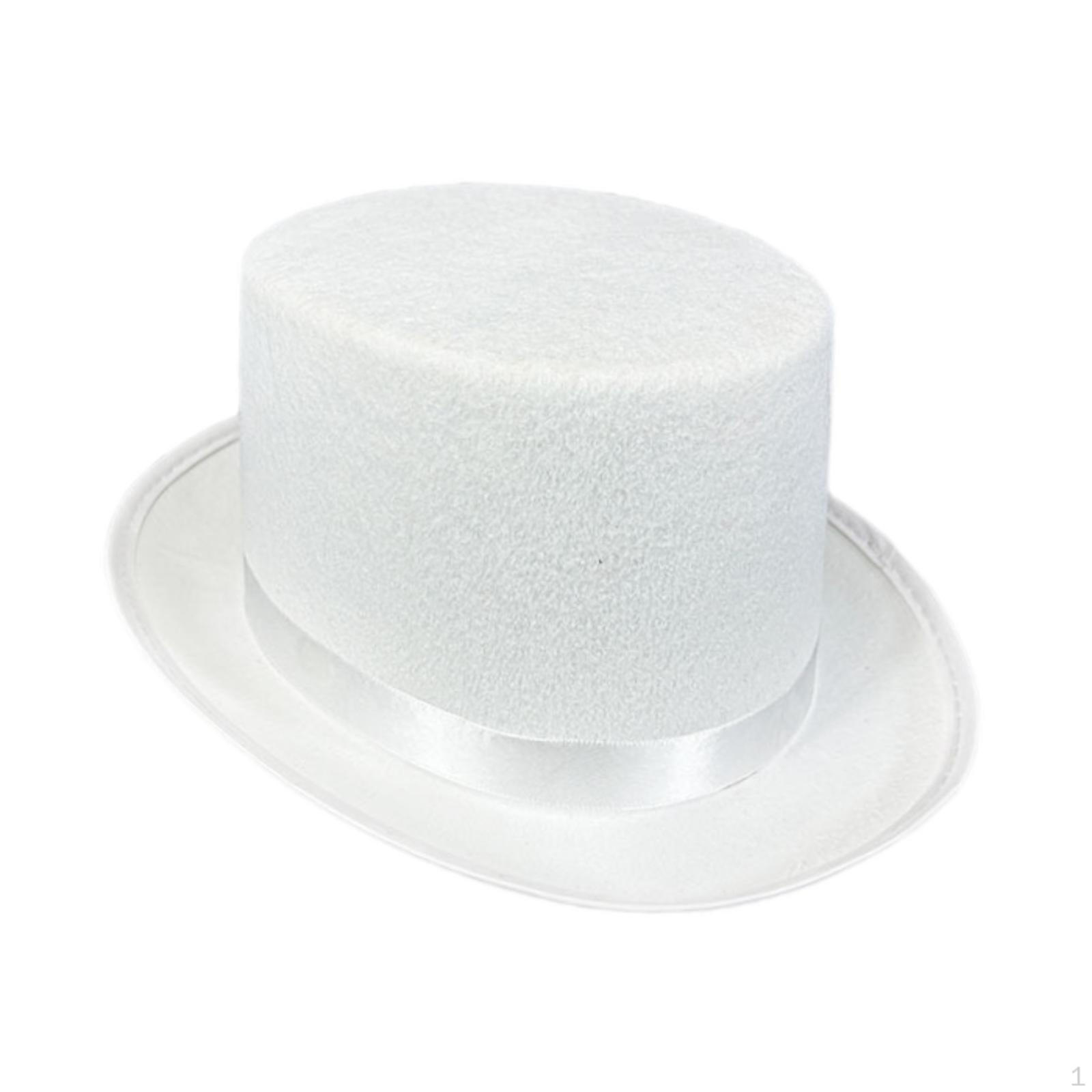 

Аксессуар для костюма дворецкого в цилиндре для тематических вечеринок, фестивалей, ночных клубов, косплея белый