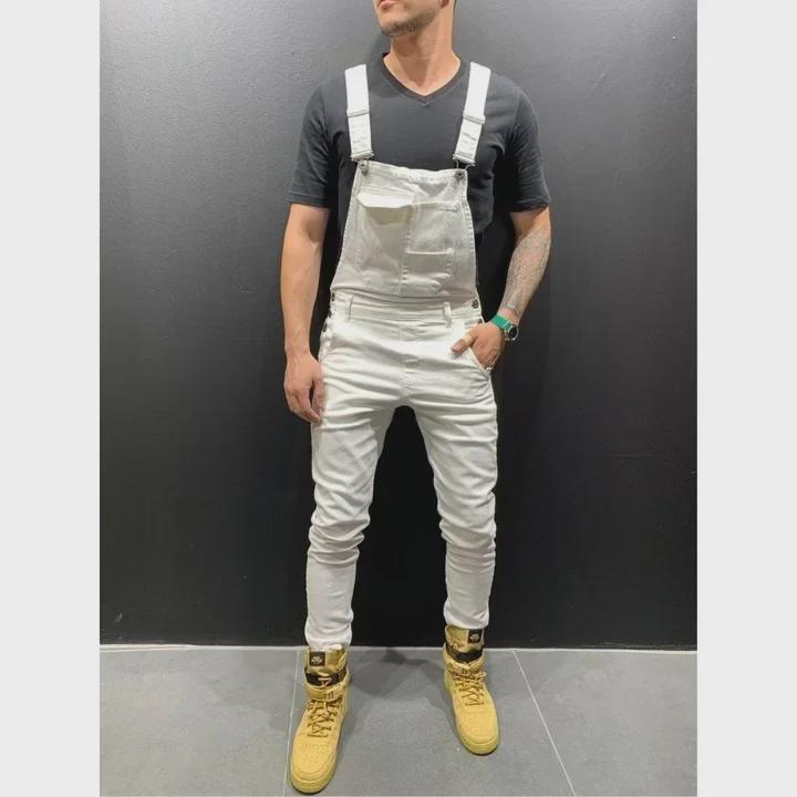 2019 Slim Fit Men's Multi-Pocket Workwear Overalls