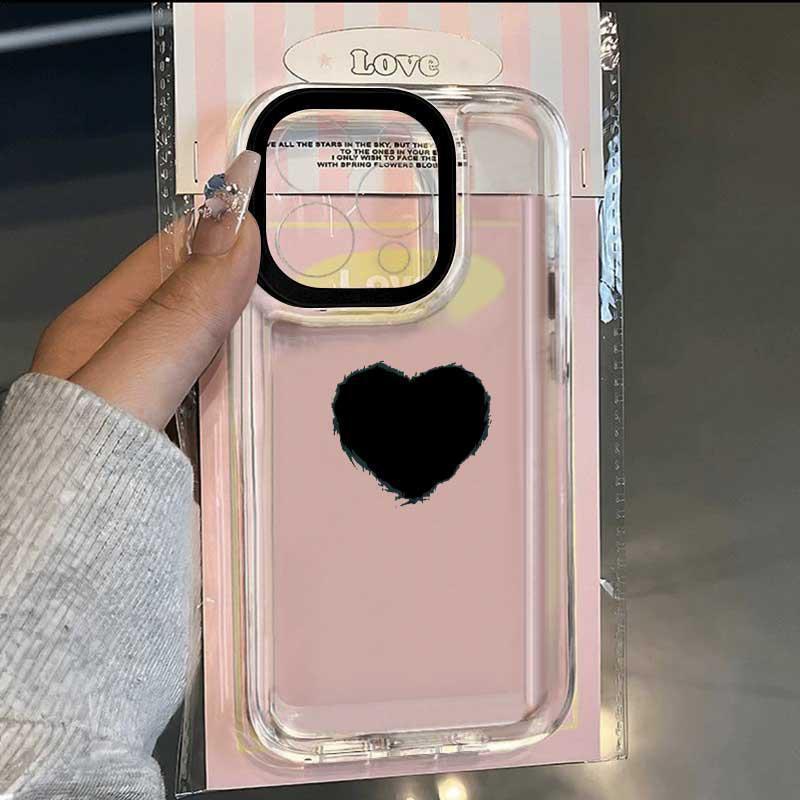 Clear Heart iPhone Cover for 17PROMAX/15/14/13