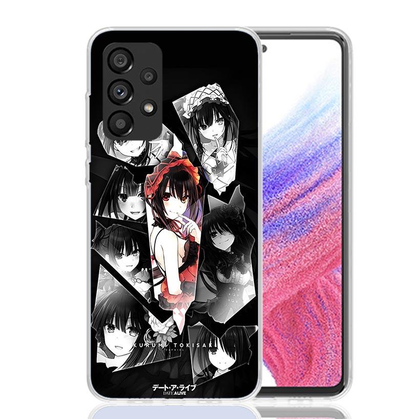 Date A Live Tokisaki Kurumi Phone Case For Samsung Galaxy A52 A32 A22 A12 A02S A50S A30S A51 A31 AA71 Note 20 Ultra 10 S10 Plus
