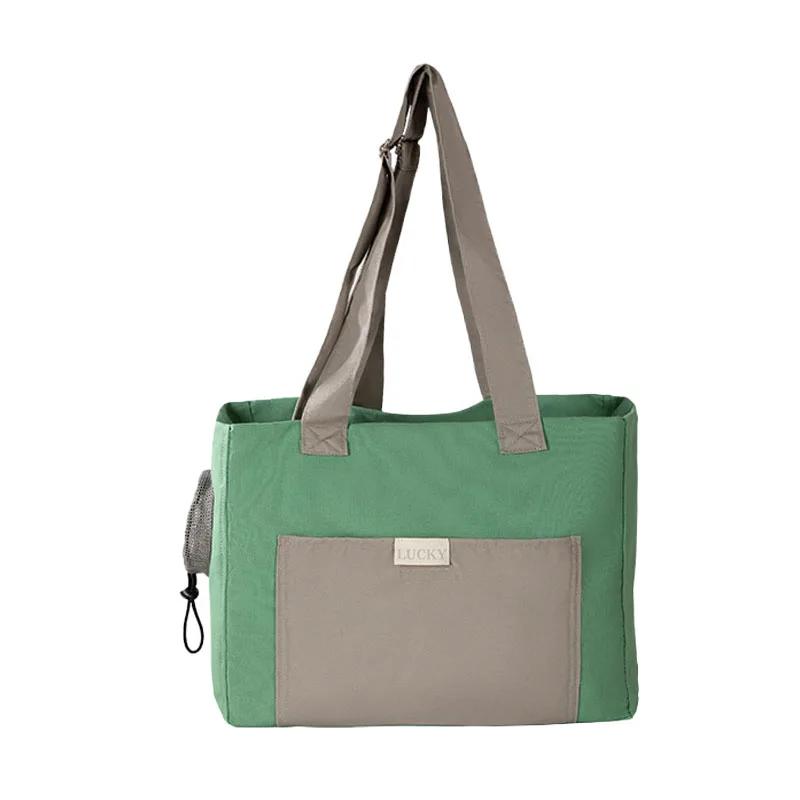 

Сумка-переноска для кошек и собак, холщовая сумка на одно плечо для транспортировки питомцев, модная портативная сумочка, сумка-слинг для щенков и котят, рюкзак для путешествий