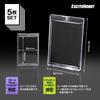 [Featured In Magazines] EXCITEHOBBY Card Loader, 5-Pack, 35PT Magnetic Loader, Clear, UV Protection, Sleeved Storage, Display, Magnetic Holder with Ma