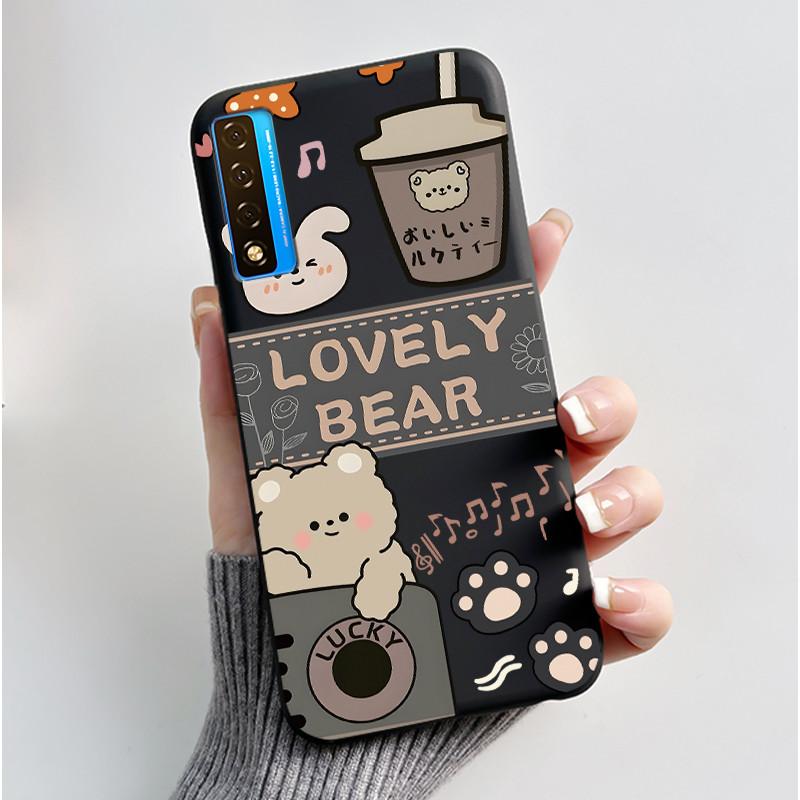 Casing For TCL 20 5G 20L+ 20S 20L Case Aesthetic Cute Cat Astronaut Black Soft Silicone Back Cover For TCL 20 Pro 5G Phone Case