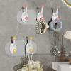 Self Adhesive Clothes Hooks Wall Mounted Sticky Hooks Multi-Purpose Mushroom Hooks  for Kitchen