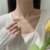 New Internet celebrity versatile temperament gypsy pearl sweet Mori girl pearl necklace neck chain collarbone chain