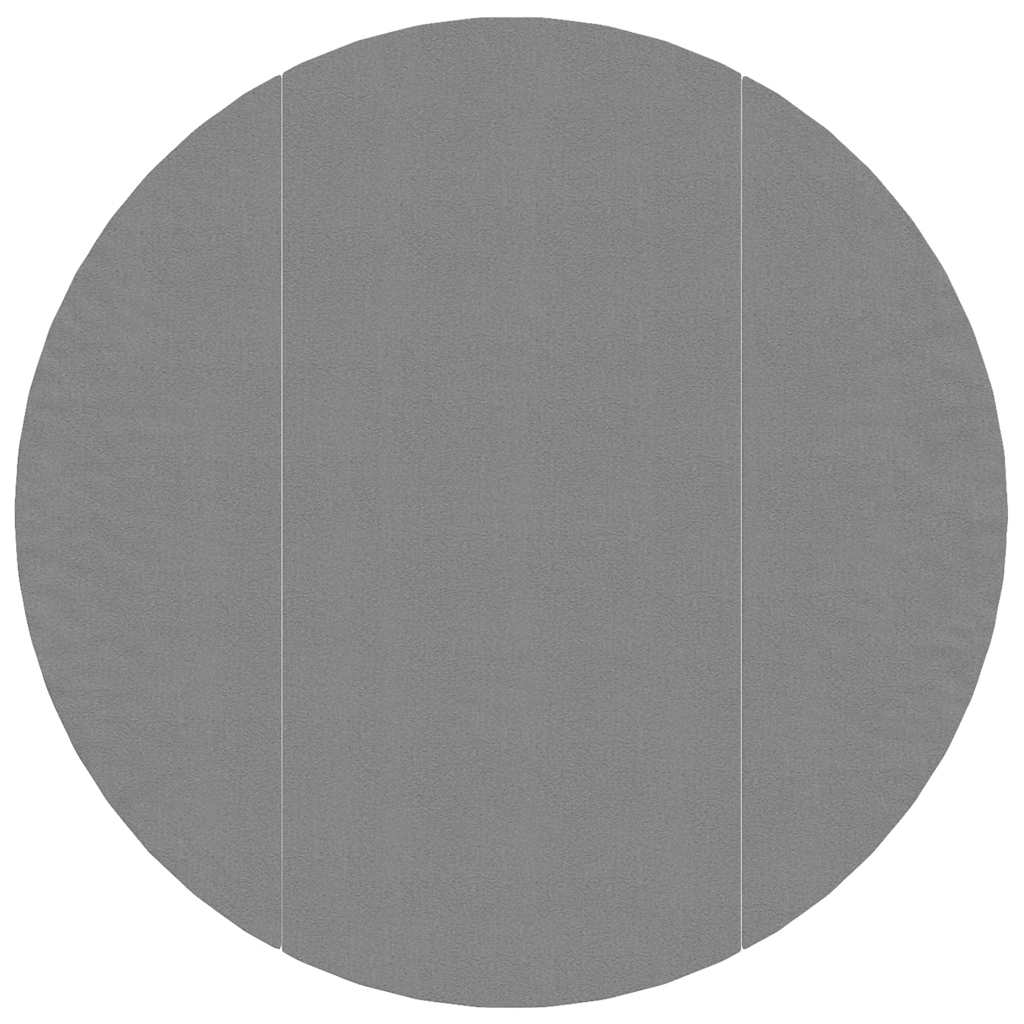 vidaXL Pool-Bodentuch Hellgrau Ø366 Cm Polyester Geotextil