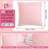 Removable Pillow Cover Bow Pillowcase Durable Pillow Case Protector  Sofa Decoration