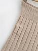 Elegant Korean Style A-Line Knit Skirt: High-Waisted, Slimming, Pleated, Versatile, Age-Reducing - Autumn/Winter 2025 Collection.