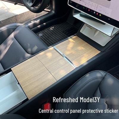 Tesla Model 3 & Y 2025 Mittkonsol Armstöd Repskydd Film Klistermärke