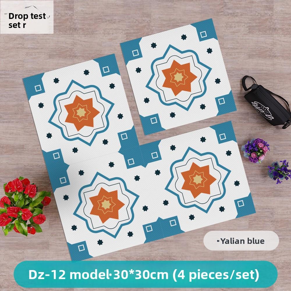 Küche, Badezimmer, Ölfest, Wasserdicht und Rutschfest Köper Bodenaufkleber, Badezimmer, Schlafzimmer, Wohnzimmer DIY Bodenaufkleber