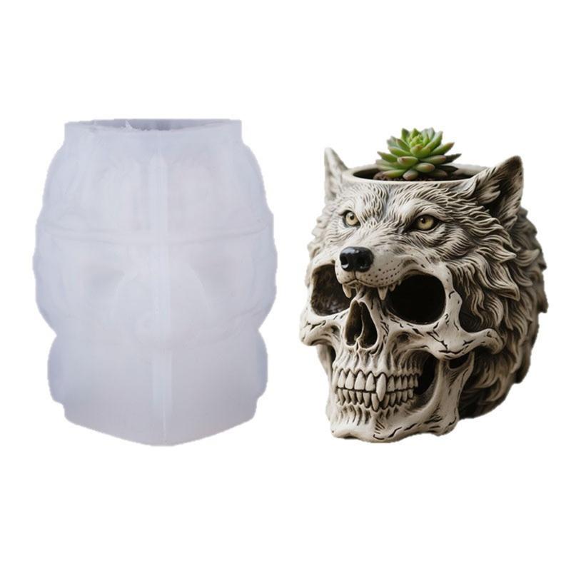 

Форма для вазонів ручної роботи, гнучка силіконова форма для бетонного вазона для сукулентів, креативна форма для декоративного вазона 1