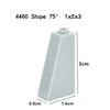 Non-Toxic Moc Compatible 4460 6048 Diy Building Blocks Slope 75° Slope 65°Thick Figure Bricks Educational Creative Toys For Children Gifts