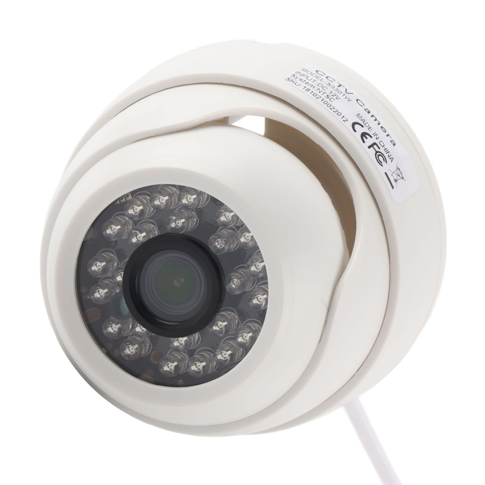 

1080P HD Dome Surveillance Camera, Outdoor Security Camera with IR, 4-in-1 Analog TV Camera, Indoor/Outdoor Use, 3.6mm Lens, S Compatible (NTCS)