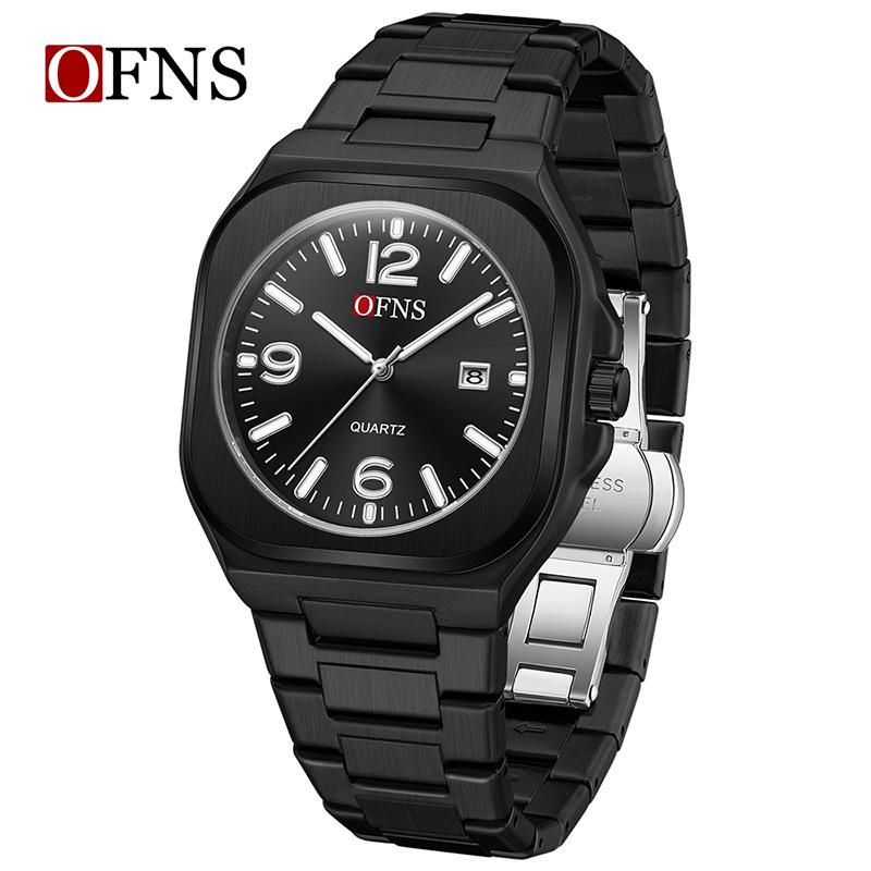 Ofns Men's Waterproof Business Watch, Bestseller, Square/Round Dial, Classic Single Calendar