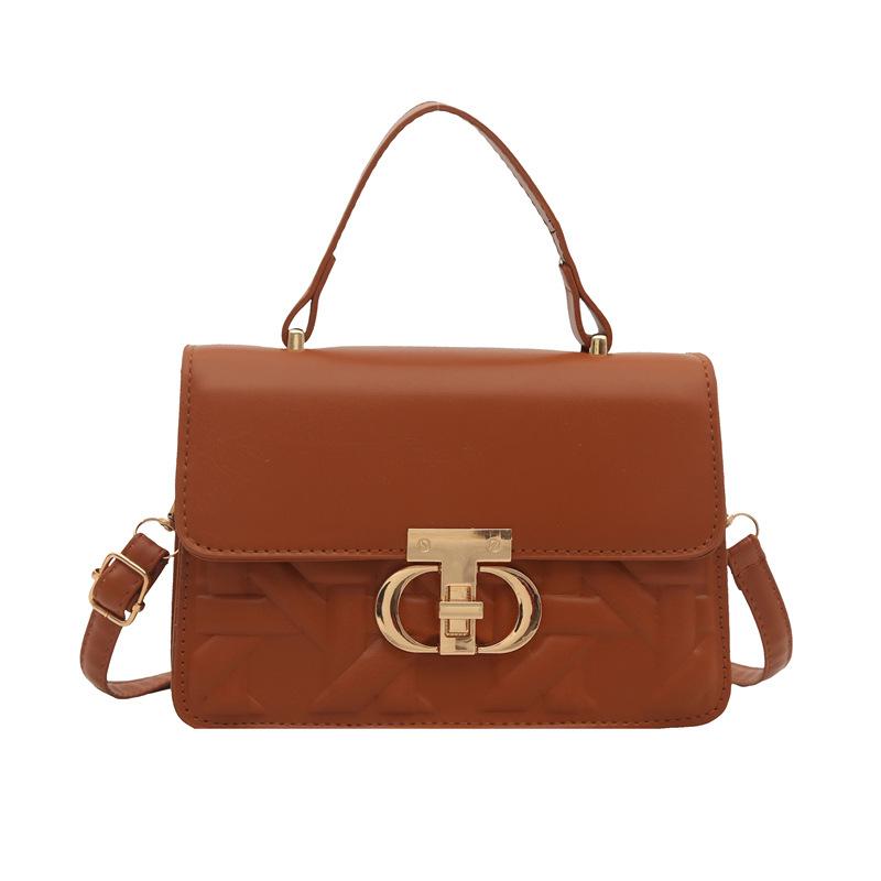 Retro handbag women's 2025 new spring fashion small square bag casual shoulder bag foreign style armpit bag