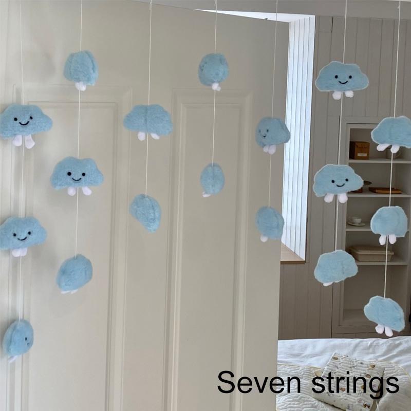 1 Set Divider String Lovely Hanging Ornaments Girls Room Decor Tassel Curtain Romantic Heart Shaped Pink Bow Curtain Decor